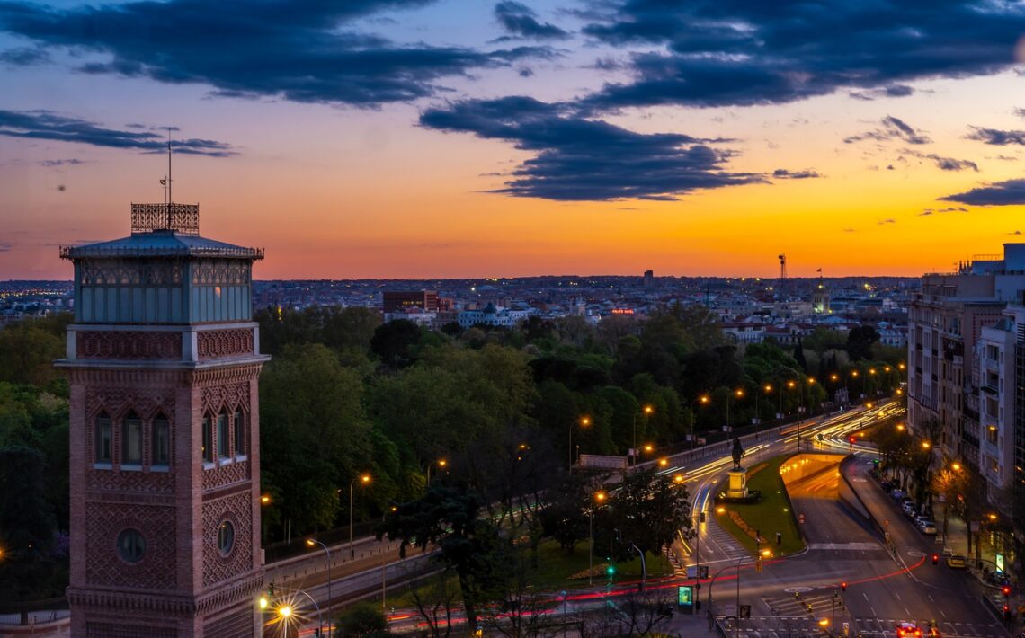 Madrid skyline